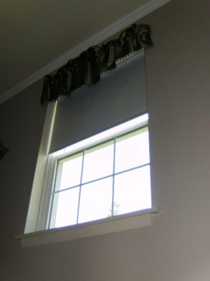 Window in stairwell