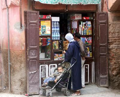 SHOPPING DANS LES RUES DE MARRACKECH