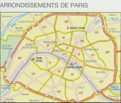 Districts / Arrondissements