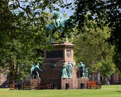 monument in Charlotte Square, Edinburgh