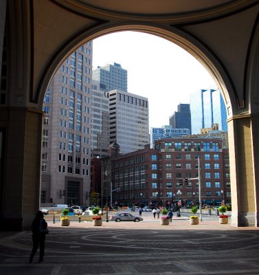 archway to Boston