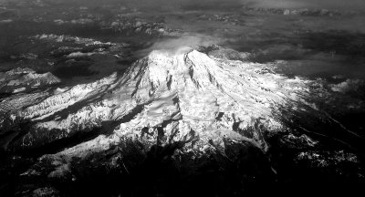 Majestic view Mt Rainier