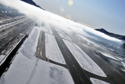 short final 13 at Sun Valley KSUN