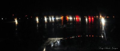 Newport airport runway lights  KONP