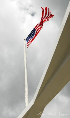 in full color over Arizona Memorial