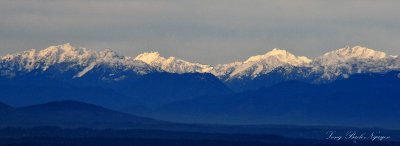 East face of Olympics Range