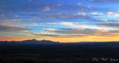 Sunset over Southeast AZ