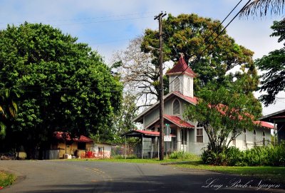 church on scenic drive - Old Mamalahoa Highway