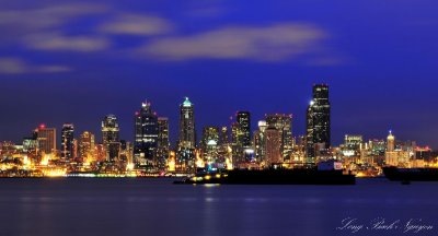 Blue Evening in Seattle