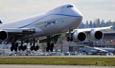 747-8F at Boeing Field