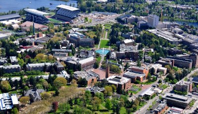 Campus of University of Washington Seattle