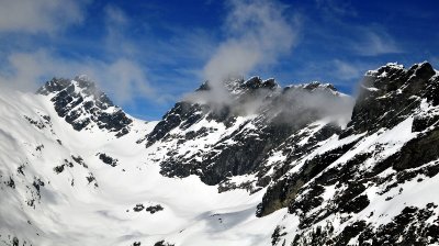 Overcoat Peak and Chimney Rock