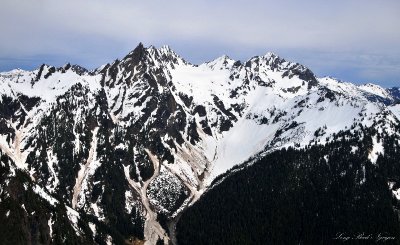 Mount Anderson and glaciers