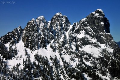 North Face of Mt Baring