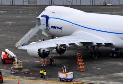 747-8F at Boeing Ramp