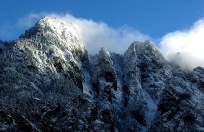 Windy peaks on the Garfield