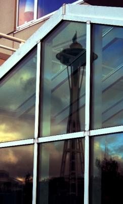 framed space needle