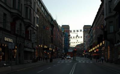 Quite street in Stockholm