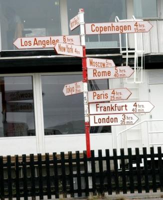 roadsigns on Greenland