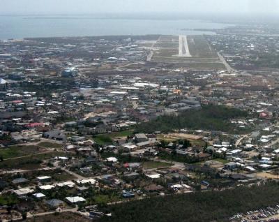 On final into Cayman airport