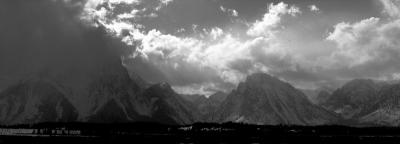 clouds at Teton