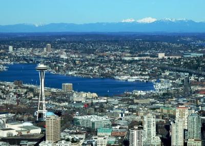 Clear day in Seattle