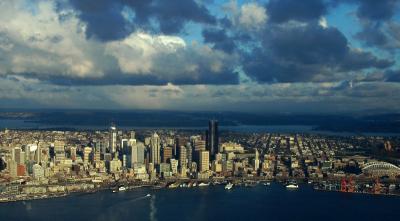 cloudy Seattle