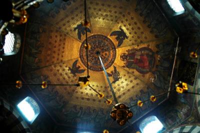 Aachen Cathedral ceiling