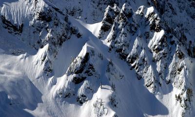 triangle snow chutes (Sill Basin)