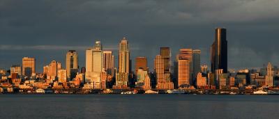 Glowing Seattle