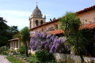 Carmel Mission garden