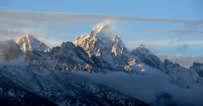 Teton early snow