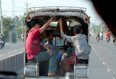 small open bus