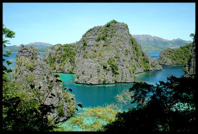 Coron Island, trail overlook 