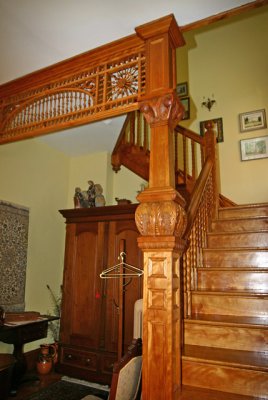 Foyer Stairs from Bench
