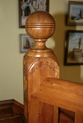Upper Newel Detail