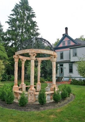 Gazebo and House