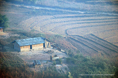 View from Wansana hotel, Ponesawan