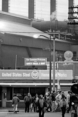 Shift Change at US Steel.