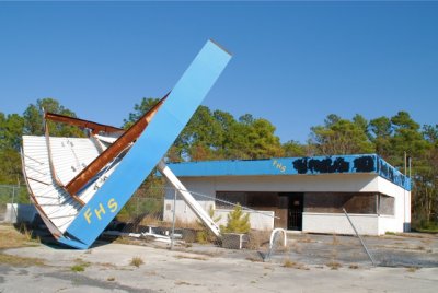 Deserted Gas Station, Cedar Island, NC