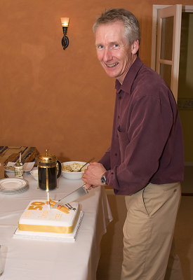 Birthday Boy Digs In