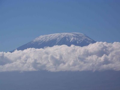 Kili - 19,341 ft, as seen from about 3,500'-2598