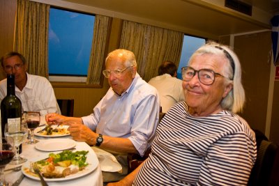 Bob Neubert, Bernard and Lilian Joffe