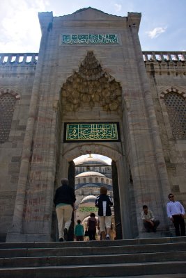 Entrance to the Blue Mosque