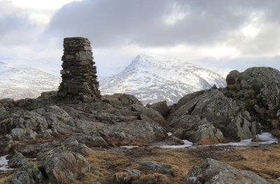 Summit cairn