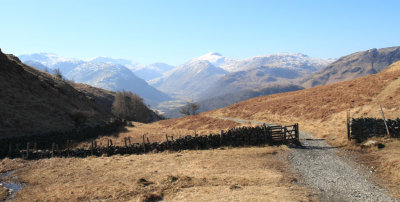 View over to Upper Borrowdale