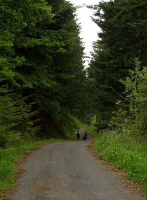The climb up