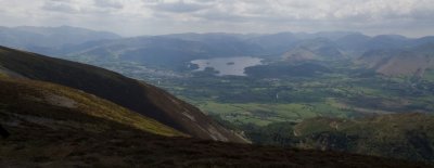 Veiw over Derwentwater from Long Side