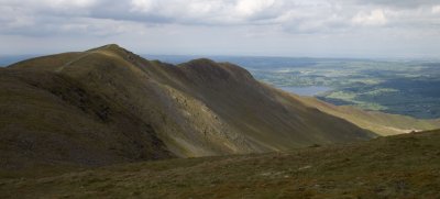Veiw over the route up