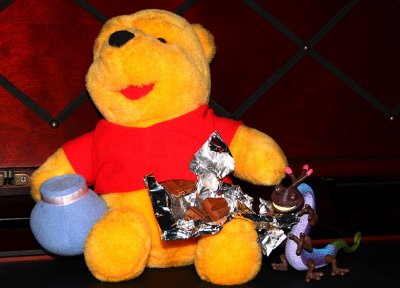 Shush! The Chocolate Monster Cometh...with a Wide & Happy Grin